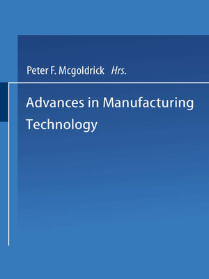 cover image of Advances in Manufacturing Technology